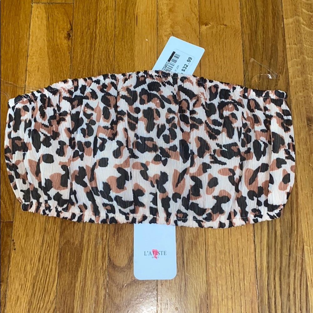 Cheetah Tube Top! NWT!!